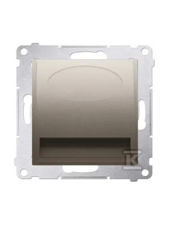 Kontakt-Simon Φωτιστικό Τοίχου LED Χρυσό 7.5x7.5εκ.