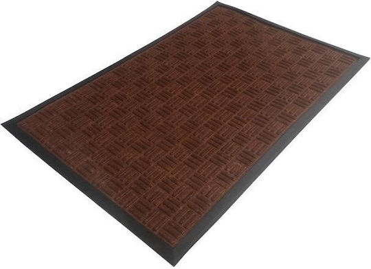 Domoletti Fußmatte aus Gummi Braun 60x90cm Braun