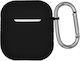 Θήκη Σιλικόνης Sonique Silicone Airpods 1/2 Μαύρο