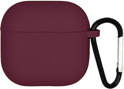 Sonique Silikon Hülle Pro Airpods 4 Burgundisch