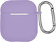Θήκη Σιλικόνης Sonique Silicone Airpods 1/2 Λιλά