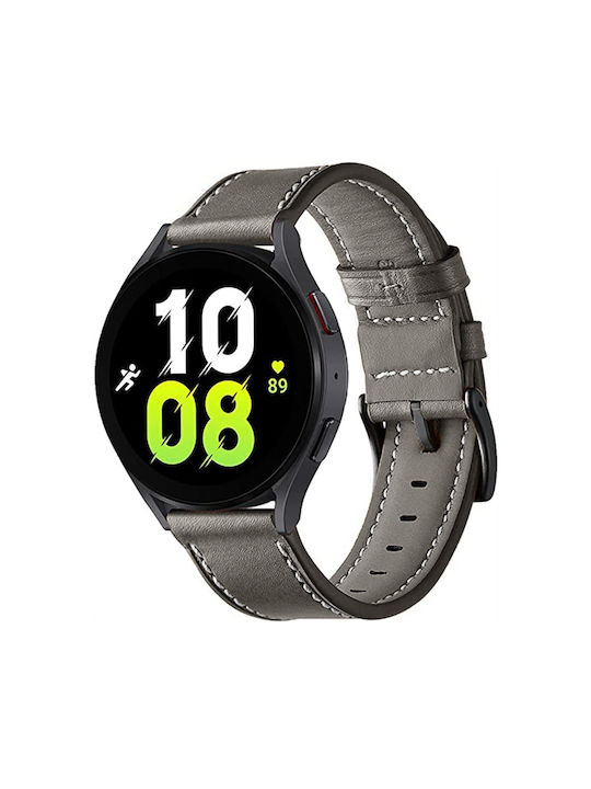 Garmin Forerunner 255 265 Vivoactive 4 Venu 2 22mm Leder Graues Tragbare Bänder