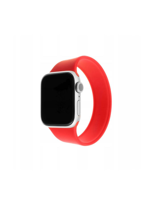 Ελαστικό Λουράκι Σιλικόνης Fixed Apple Watch 42 44 45 49mm Μέγεθος L Κόκκινο
