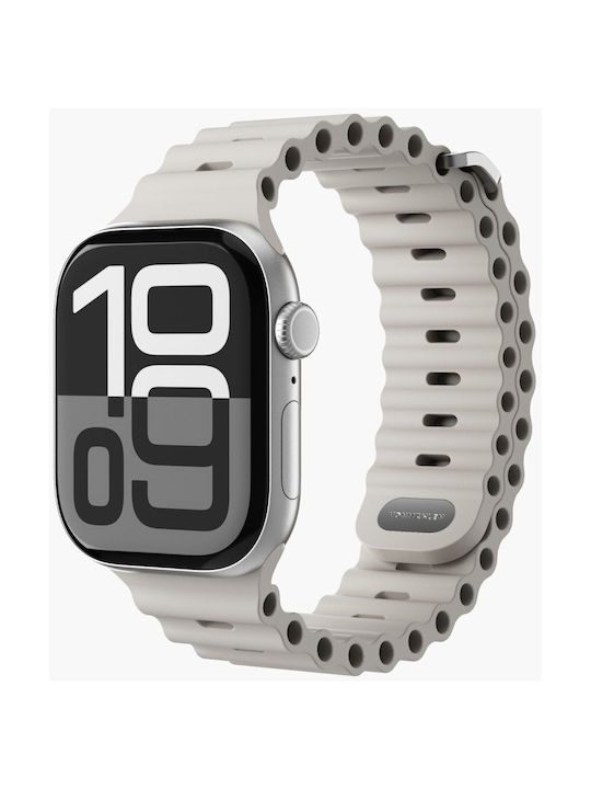 Vonmählen Wave Band 2 Apple Watch 42 44 45 49mm Einheitsgröße Beiges Tragbare Bänder