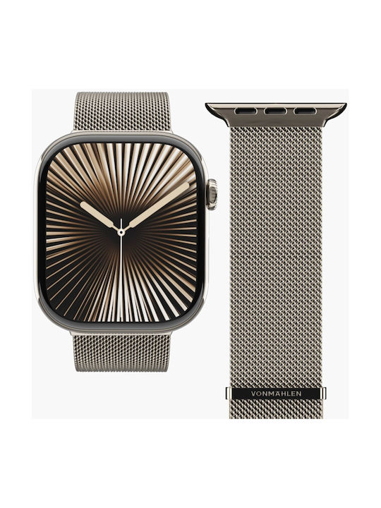 Vonmählen Milanese Loop 2 Apple Watch 38 40 41mm One Size Desert Sand