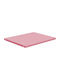 Jan Nowak Square Wardrobe Shelf Made of Pink Metal 44.8x36x2cm