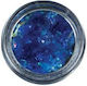 Dekorative Nagel Schneeflocken Glas Blau