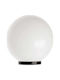 SU-MA Outdoor Globe Floor Lamp 60W for E27 Socket White