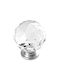 Gtv Möbelknopf aus Kristall Metallisch Zamak Chrom Farbe F30mm ID-GZ-CRPJ30-01
