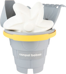 Hemar Set Grey Beach Bucket with Accessories 5 Pieces