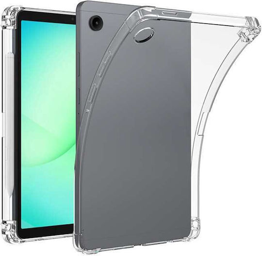 Silikon Hülle Mit Verstärkten Ecken Ständer Transparent Für Samsung Galaxy Tab A9+/Tab A11+
