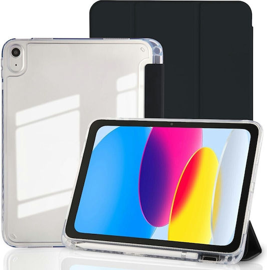 Buchhülle mit Stiftaufnahme Schwarz Apple iPad 10,9" (2022) / iPad 11" (2025)