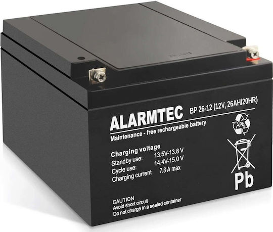 AGM UPS Battery with Capacity 26Ah and Voltage 12V