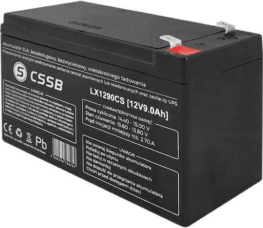 Extralink UPS Battery with Capacity 9Ah and Voltage 12V