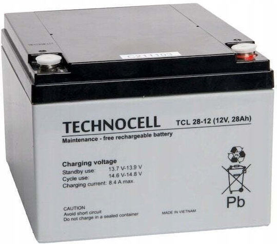 AGM UPS-Batterie mit Gewicht 28Ah und Spannung 12V