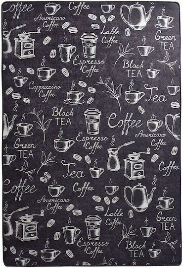 Conceptum Hypnose Cappuccino 882 Rechteckige Küchenmatte Schwarz 100x300cm