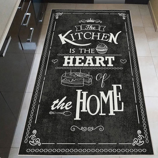 Conceptum Hypnose Hft131 Küchenmatte Läufer Schwarz-Weiß 60x100cm