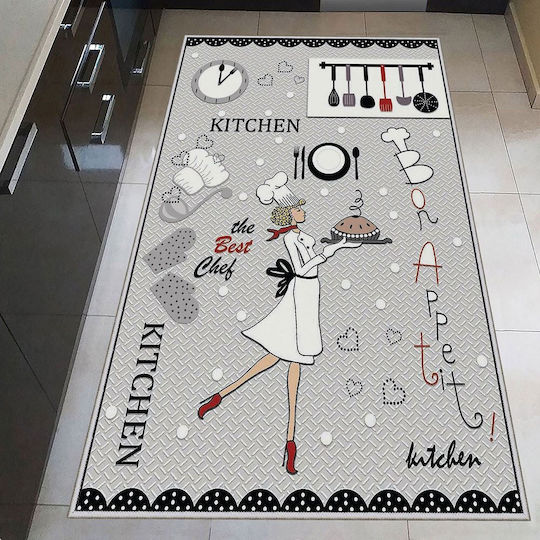 Conceptum Hypnose Wookece256 Кухненски Килим Коридор Grey-multi 60x100см