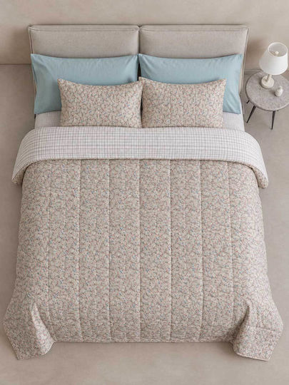 Aigaion Coverlet Set Super Double Floral Vine 220x240cm 2 Pieces