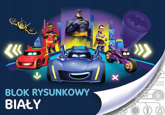 Teka Zeichenblock Batman A4 (21 x 29,7 cm)