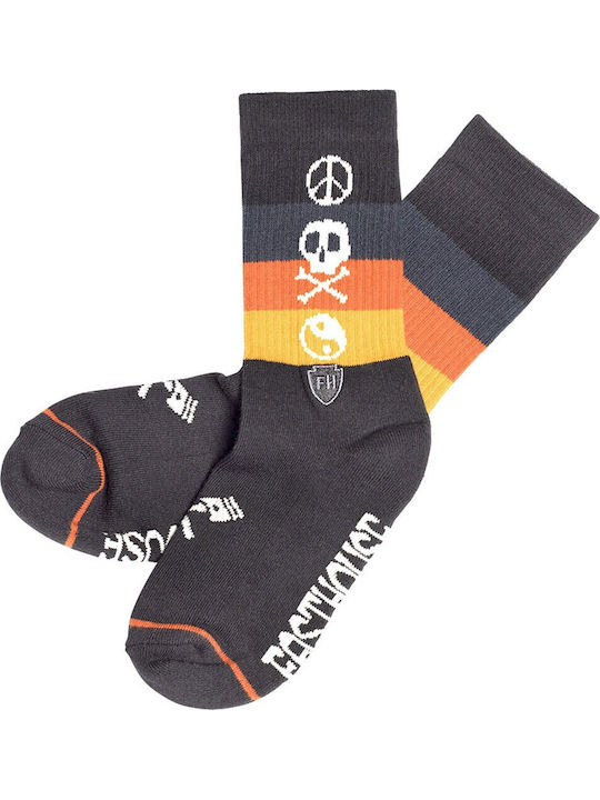 Fasthouse Kindersocken Black/Vintage Gold