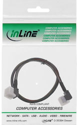 InLine SAS - SAS 100cm Schwarzes Festplattenkabel