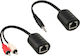 Inline AV система за предаване на сигнал Audio over LAN Ethernet RJ45 комплект 89003