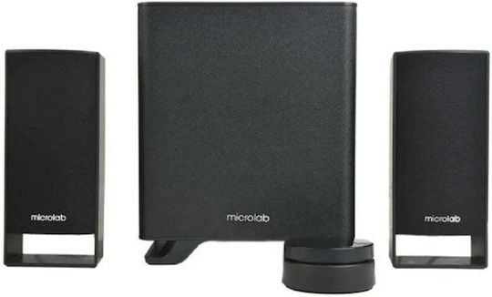 Microlab Computerlautsprecher 2.1 mit 40W Leistung Schwarze
