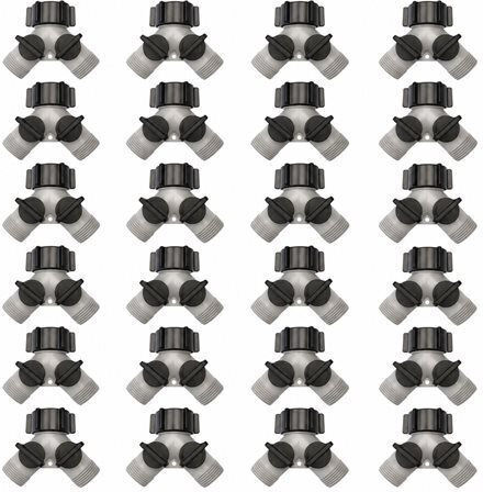 Dozator De Apă Distribuitor Y 2 Ieșiri 3/4 Cu Comutator Set 24 Bucăți 4025 Aqualine