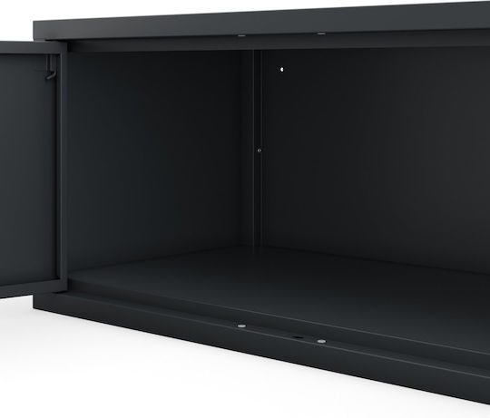 Стояща На Пода Градинска Ewa Метална С Ключалка Антрацит 80x38x40см