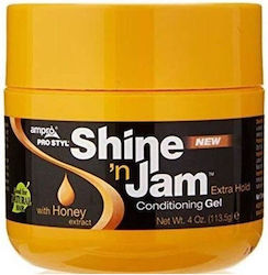 Ampro Shine'n Jam Gel de păr Extra Hold pentru Valuri Moi 113.5gr Ampro Shine'n Jam Gel de păr Extra Hold pentru Valuri Moi 113.5gr