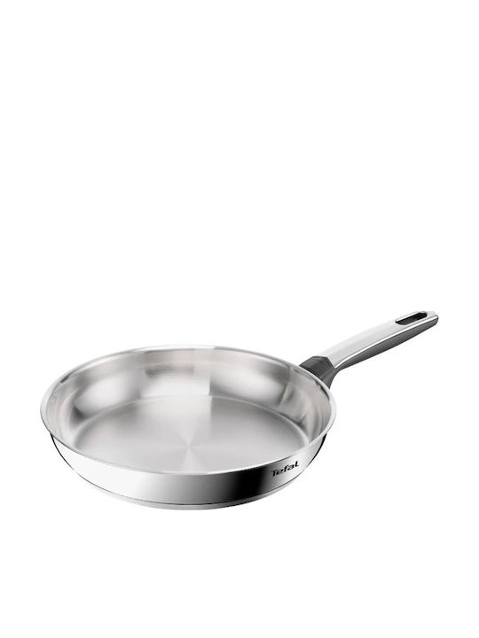 Tefal Emotion+ Τηγάνι από Ανοξείδωτο Ατσάλι 24cm