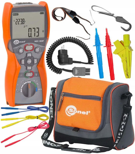 Sonel Mzc-304f Digitaler Schleifenwiderstand Fehlerstrommesser