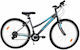 Spring 27.5" Light Blue Mountain Bike with Speeds