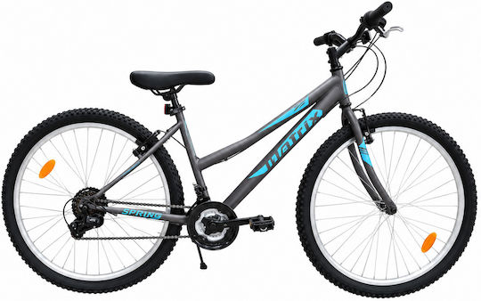 Spring 27.5" Light Blue Mountain Bike with Speeds