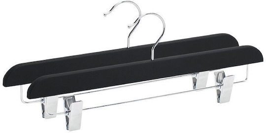Domoletti Metallisch Schwarze Kleiderbügel 2 Stück