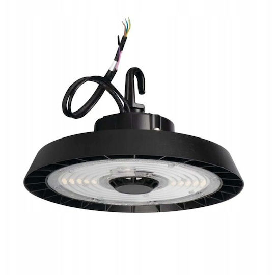 Kanlux Φωτιστικό Καμπάνα 150W Φυσικό Λευκό 12750lm με Ενσωματωμένο LED Μαύρο Ø29.9cm