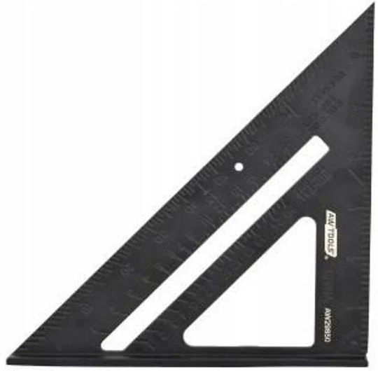 AWTools Carpenters Aluminum Angle Ruler 17.78cm with Protractor