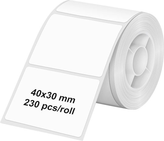 Olympia Self-Adhesive Label Rolls for Label Printer 40x30mm