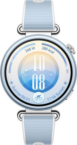 Watch GT 7 Stainless Steel 41mm Waterproof with Heart Rate Monitor Blue
