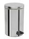 SPV Metallic Bathroom Bin 5lt Grey