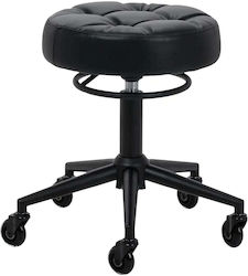 Activeshop Gabbiano D054 Hair Salon Stool Black Black Stand Activeshop Gabbiano D054 Hair Salon Stool Black Black Stand