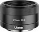 Ulanzi Crop Kameraobjektiv 27mm 27 F2.8 Festbrennweite für Sony E Berg Schwarz