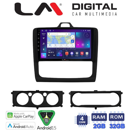 LM Digital Sistem Audio Auto Pentru Ford Focus 2004 > 2012 Bluetooth USB Wi-Fi GPS Apple CarPlay Android Auto