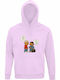 Hanorac Cu Glugă Bumbac Organic Unisex Can I Kick It Yes You Can Hip Hop Breakdance Kids Roz Crem