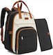 Miss Lulu Wickeltasche Rucksack Schwarze
