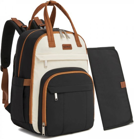 Miss Lulu Wickeltasche Rucksack Schwarze