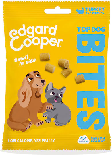 Edgard Cooper Вкусна Лакомство За Кучета Малки Породи Без Зърнени Култури С Турция Пилешко Картофи Тиква И Ябълка 50гр