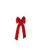 Double Bow Velvet Red 72cm