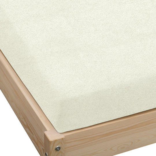 KZ Протектор за матрак King Size с Пола Екрю 200x220+20см.